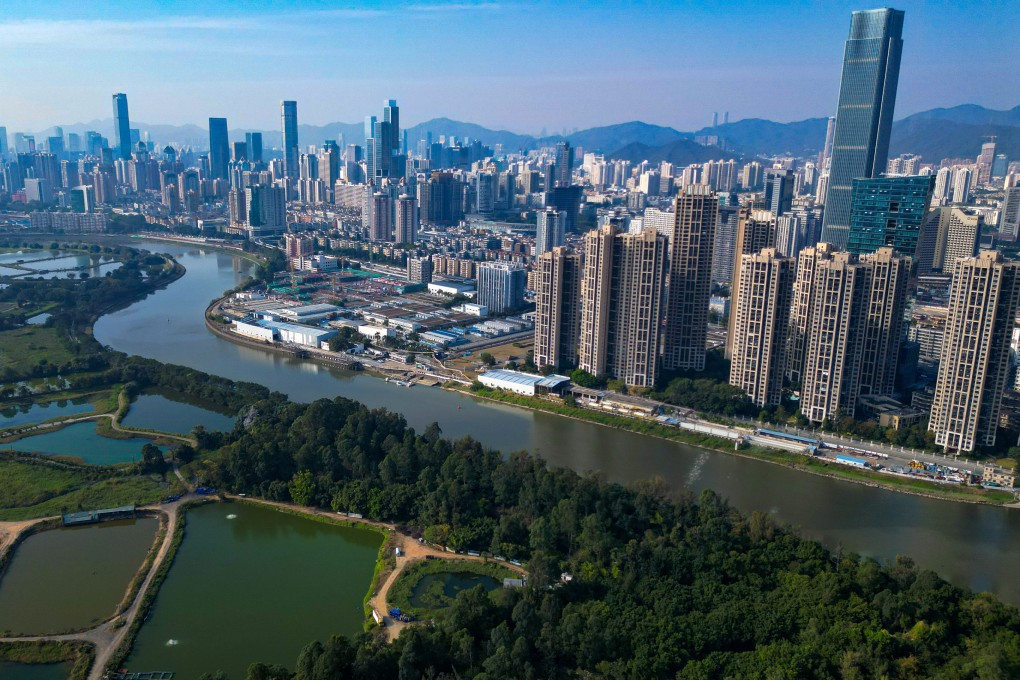 A view of Ma Tso Lung village and Shenzhen. Hong Kong hopes to expand the scale of data coming into the city to cover places beyond the Greater Bay Area. Photo: May Tse