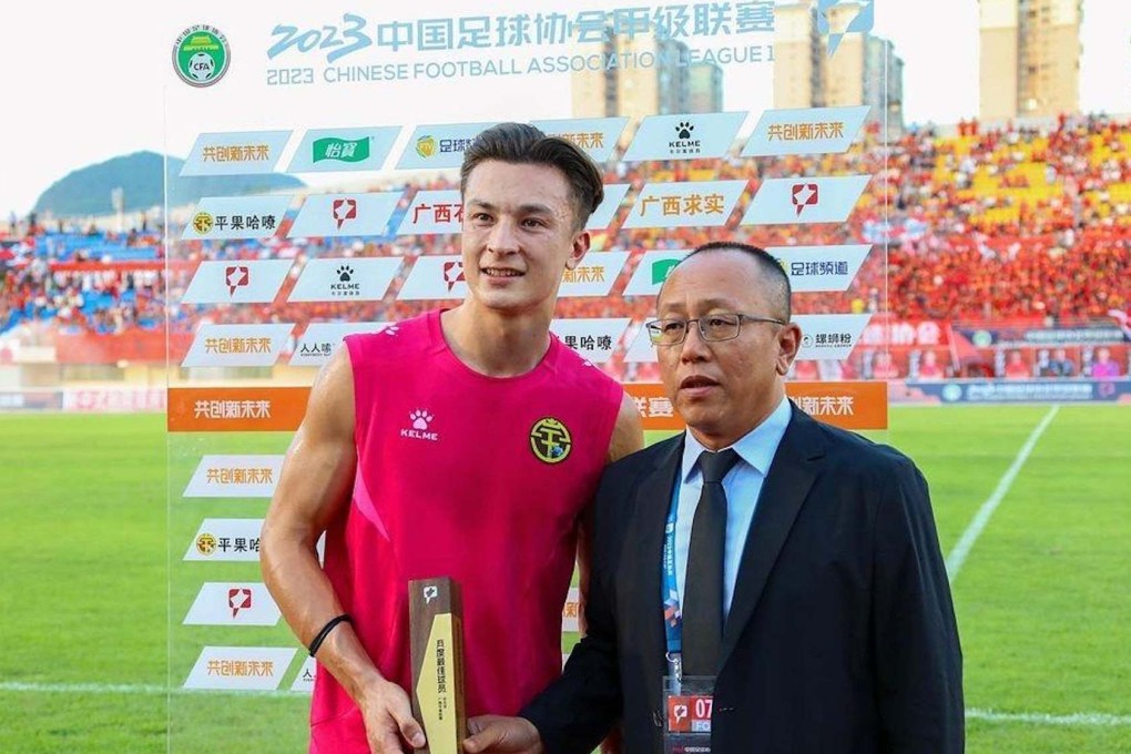 Matt Orr (left) has been recognised for his displays last season. Photo: Weibo/@安永佳MatthewOrr