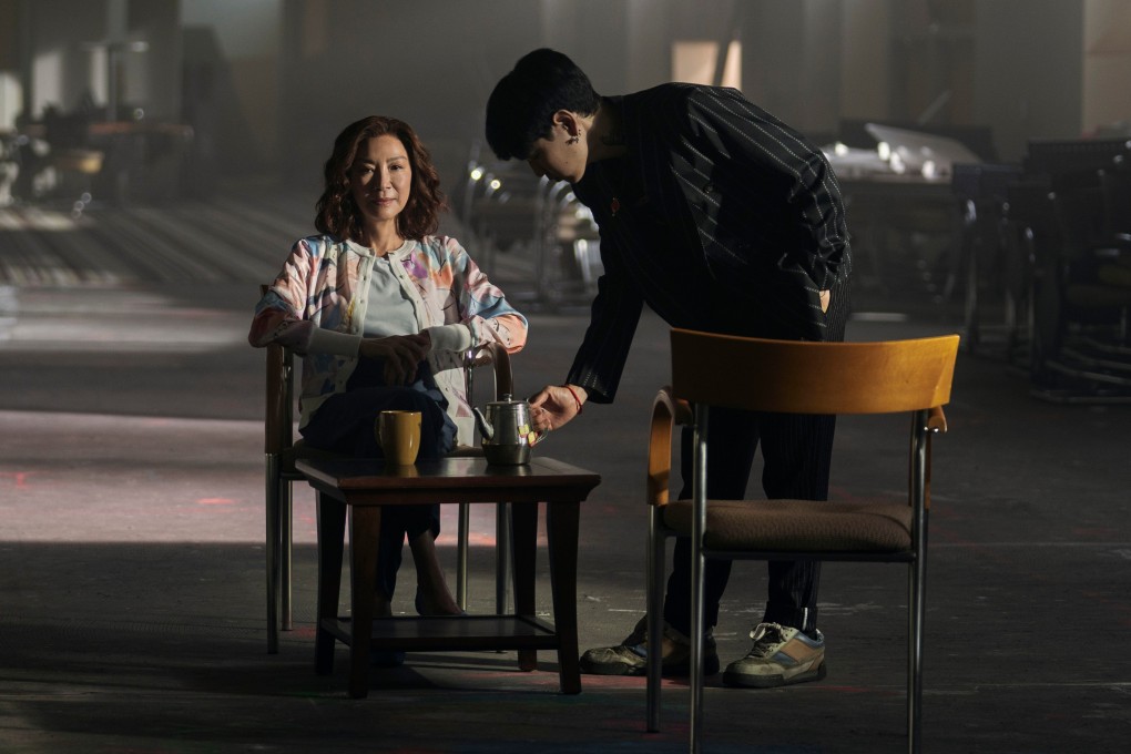 Michelle Yeoh as Mama Sun in a still from Netflix series “The Brothers Sun”. She plays the mother to a naive would-be comedian and a streetwise enforcer for their father’s Taiwanese triad, whose worlds soon collide. Photo: Michael Desmond/Netflix
