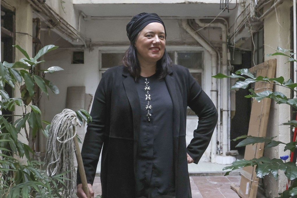 Portrait of Sarah Greene, director of Blue Lotus Gallery in Sheung Wan. 08DEC23 SCMP / Jonathan Wong