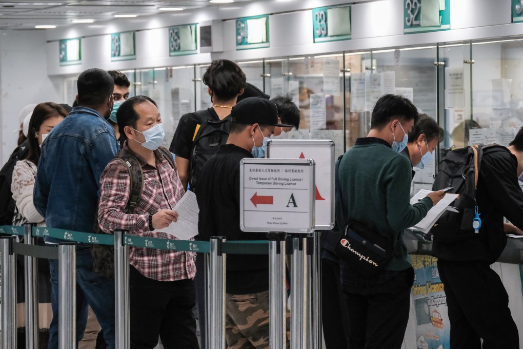 Transport Department ‘traffic jams’ could become a thing of the past as the government moves towards digital driving licences and vehicle permits. Photo: Edmond So