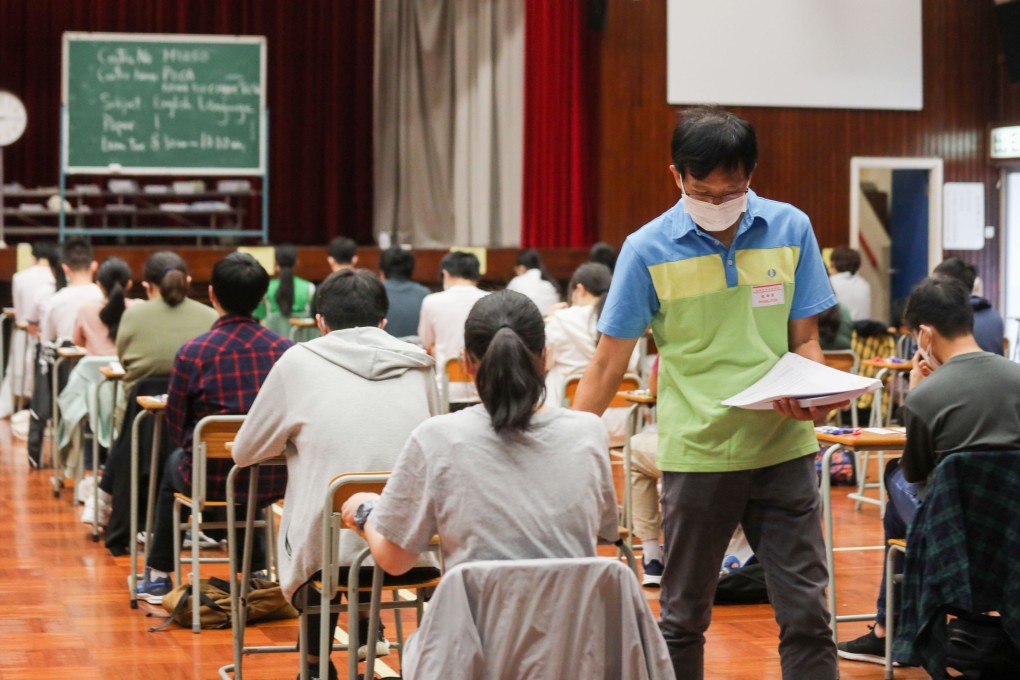 Students sit the Diploma of Secondary Education English exam in 2022. Photo: Xiaomei Chen