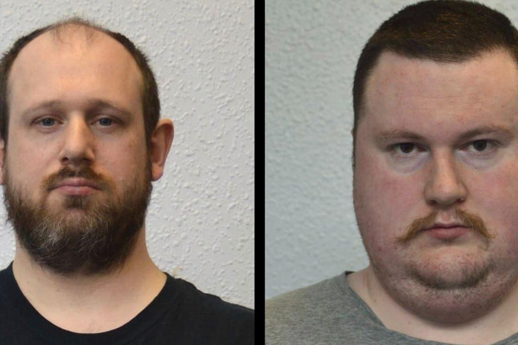 Christopher Gibbons, 40, and Tyrone Patten-Walsh, 36, were convicted of terrorism offences. Photo: AP