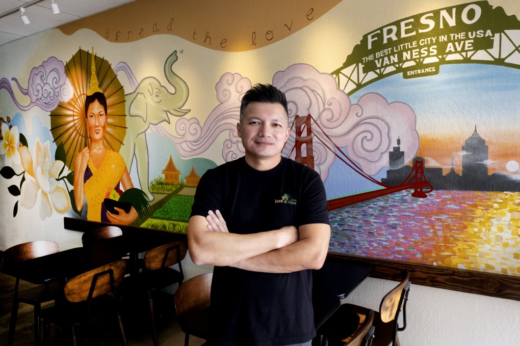 David Rasavong, owner of a Lao and Thai restaureant in Californian has had to overcome Asian stereotypes about eating dog meat. Photo: AP