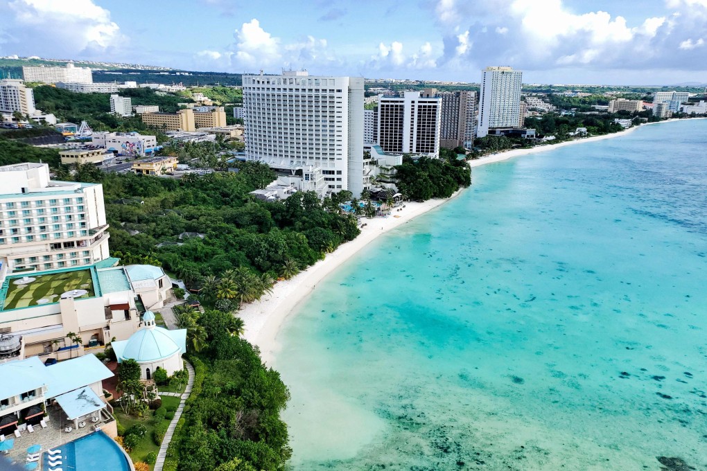Tumon Bay in Guam. The island’s warm weather has made it a favoured tourist destination for many South Koreans. Photo: AFP