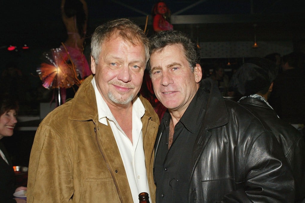 Starsky & Hutch stars David Soul, left, and Paul Micheal Glaser in 2004. Soul died on Thursday aged 80, his family announced on Friday. Photo: Getty Images North America / AFP