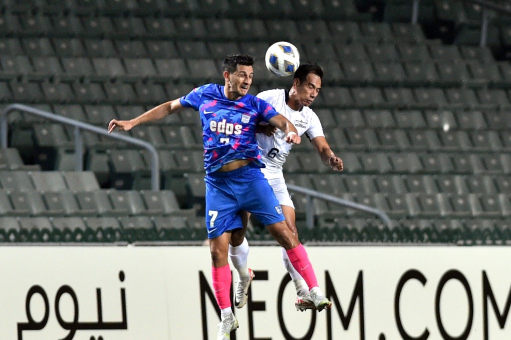 Ruslan Mingazov hit a double against Hong Kong in November but will play for the city against Inter Miami. Photo: Xinhua