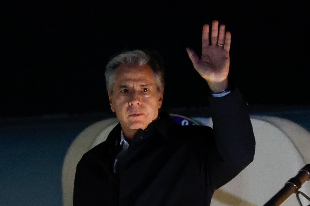 US Secretary of State Antony Blinken arrives in Amman on Saturday as part of the first leg of a trip that includes visits to both Israel and West Bank. Photo: AFP