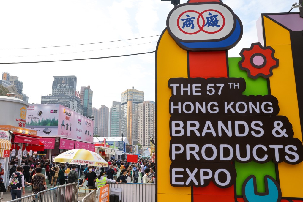 Cans of abalone generated strong sales at the Hong Kong Brands and Products Expo, despite lukewarm business, according to a vendor. Photo: Yik Yeung-man