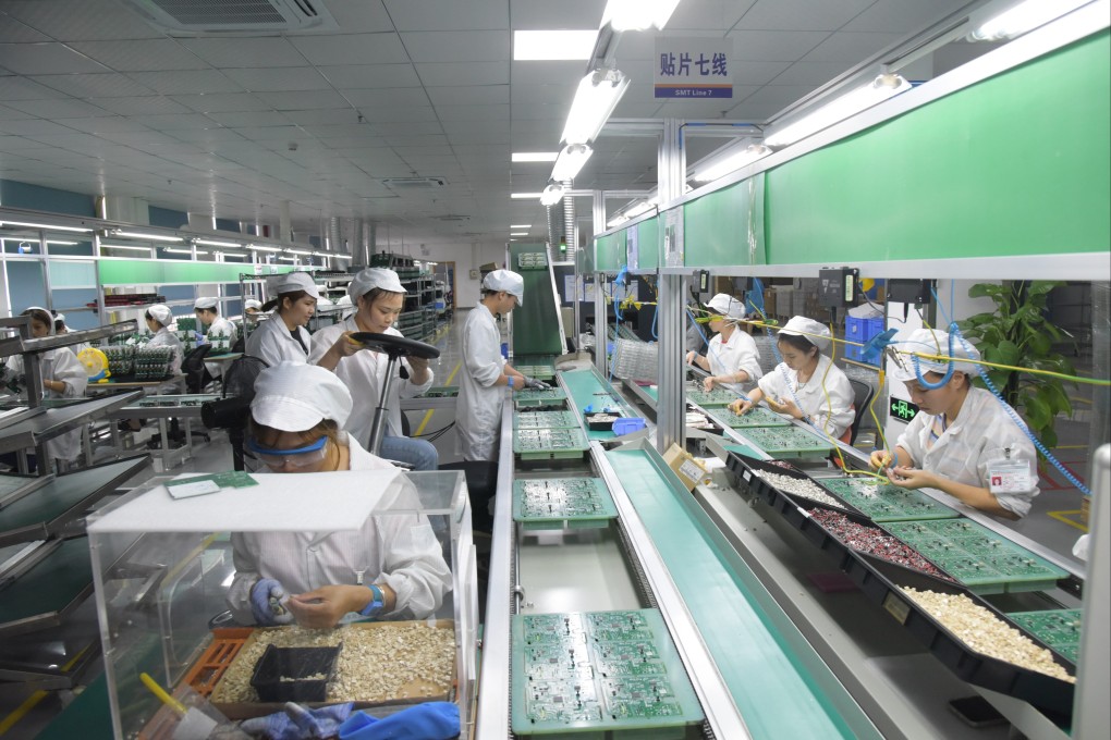 Production in Dongguan, a major manufacturing hub, is being encouraged through a number of subsidies. Photo: VCG via Getty Images