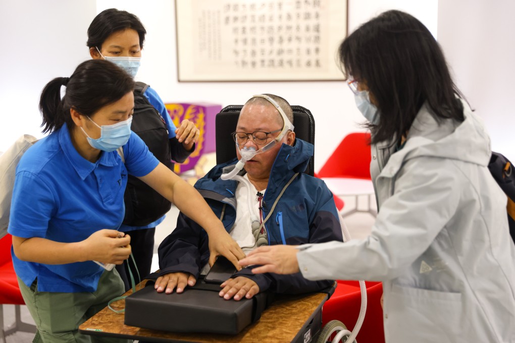 Sze Chi-wai has been an ALS patient for seven years. Photo: Yik Yeung-man
