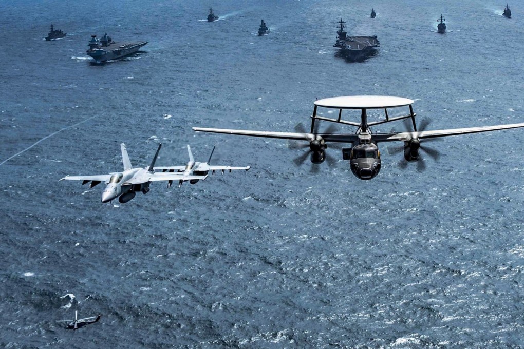 A US-led naval exercise in the Bay of Bengal on October 17, 2021. A former US sailor was sentenced to 27 months  in prison on Monday for selling information about Indo-Pacific military exercises to Chinese intelligence. Photo: US Navy