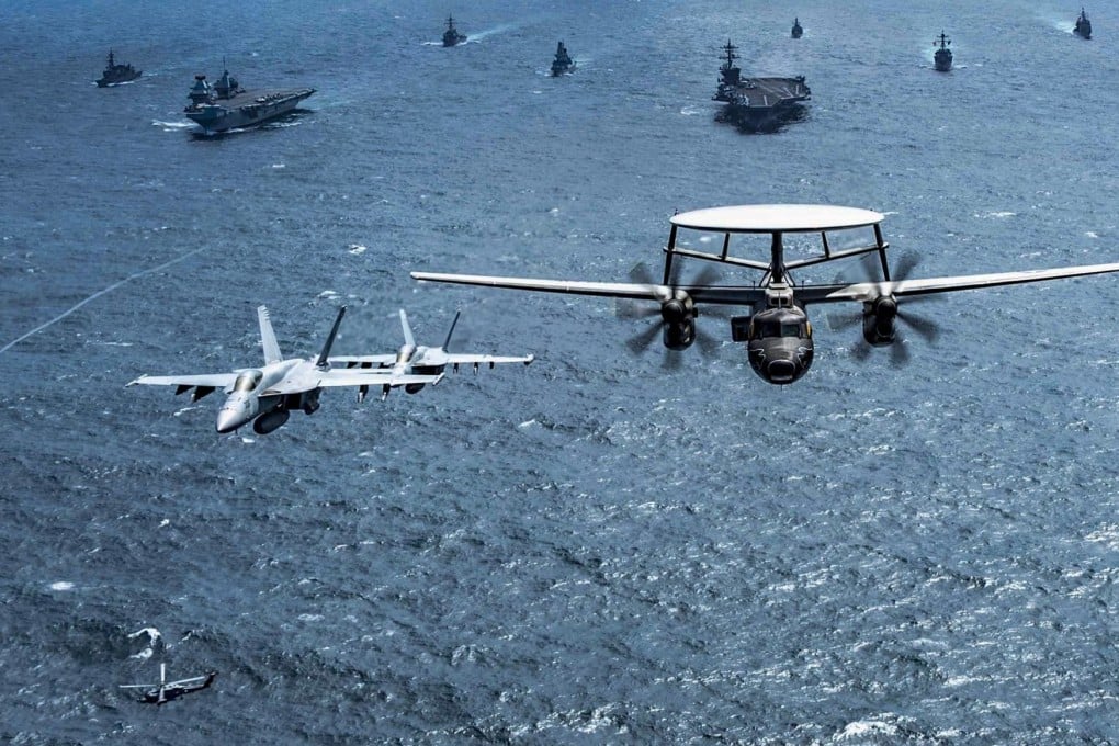 A US-led naval exercise in the Bay of Bengal on October 17, 2021. A former US sailor was sentenced to 27 months in prison on Monday for selling information about Indo-Pacific military exercises to Chinese intelligence. Photo: US Navy