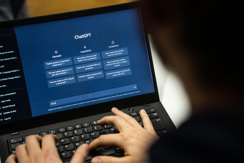 A person uses ChatGPT developed by OpenAI.
New skills are needed to use new AI tools like ChatGPT, such as writing effective prompts. Photo: dpa