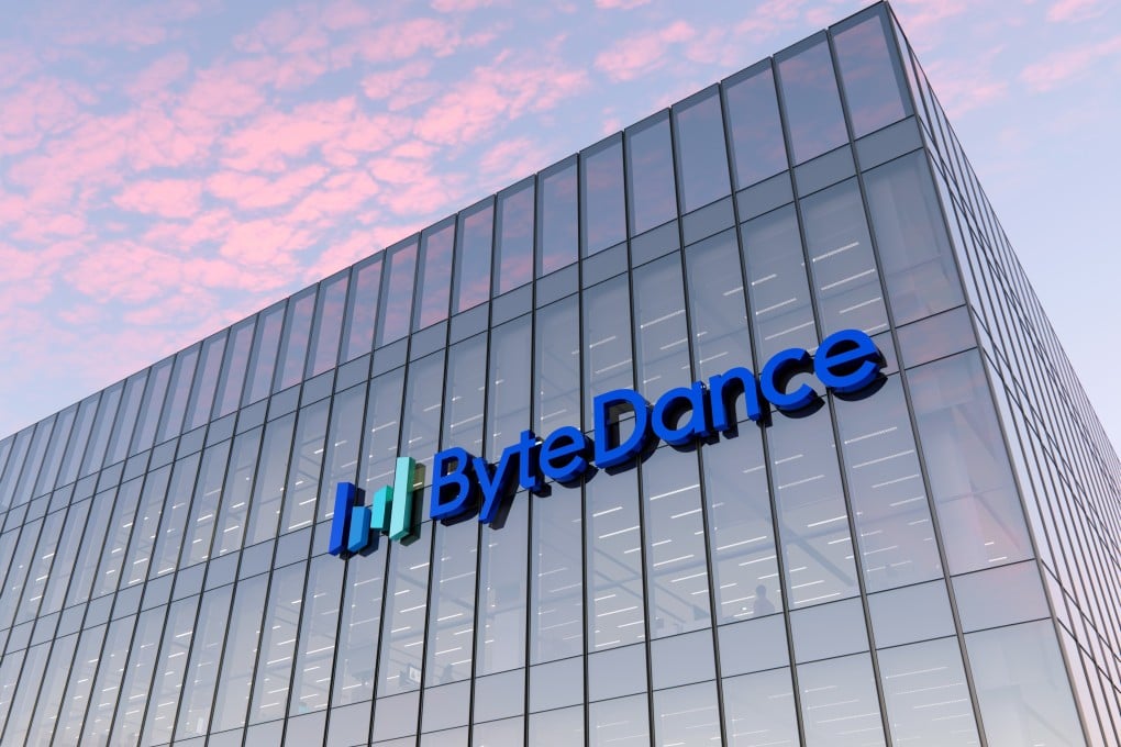 ByteDance signage is seen on one of its office buildings. Photo: Shutterstock