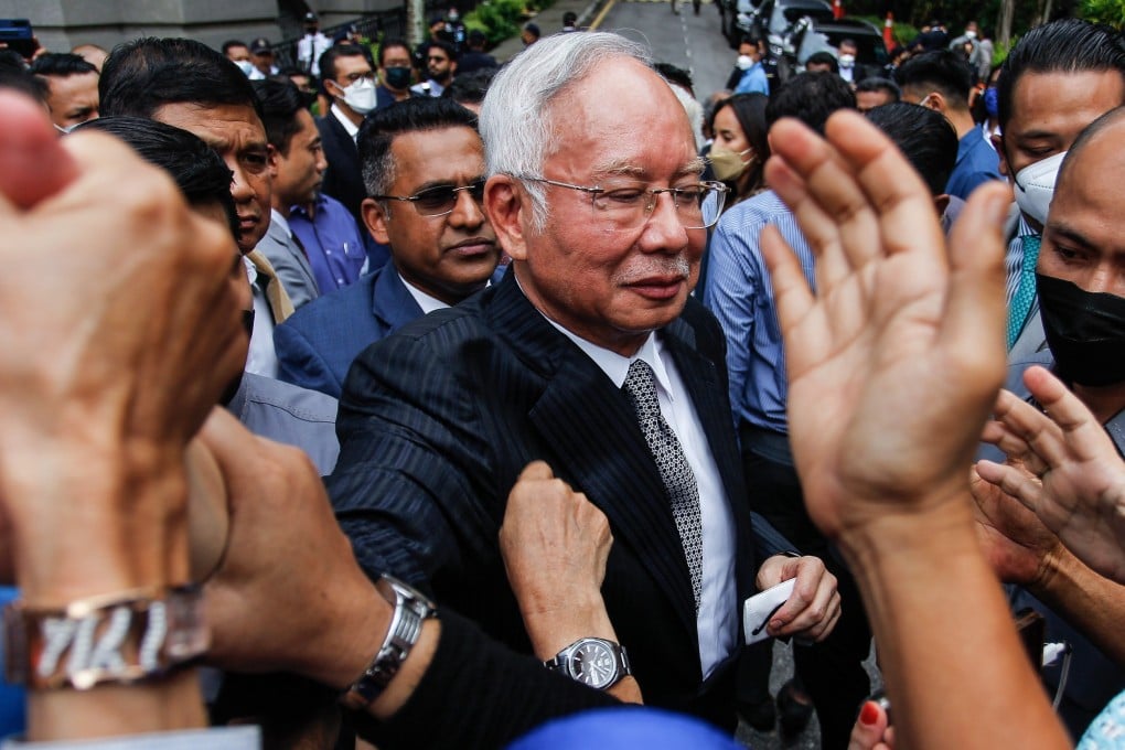 Malaysia is set to rule this month on royal pardon for jailed ex-PM Najib over his role in the 1MDB scandal. Photo: EPA-EFE