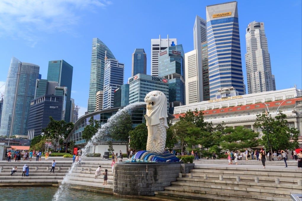 Singapore’s skyline. A man was sentenced to 24 weeks’ jail for molesting his teenage co-worker at a fast food outlet in the city state. Photo: Shutterstock