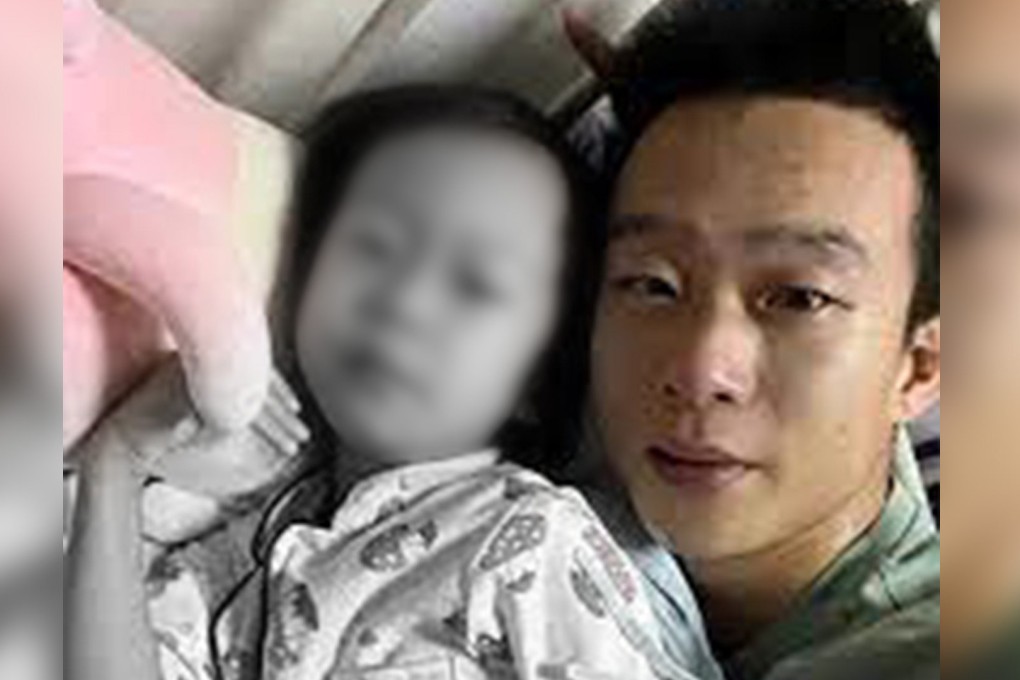 A devoted single father in China who tried to save his five-year-old daughter’s life by donating part of his liver to her has received a huge outpouring of sympathy on mainland social media following the tragic death of the little girl. Photo: SCMP composite/Douyin