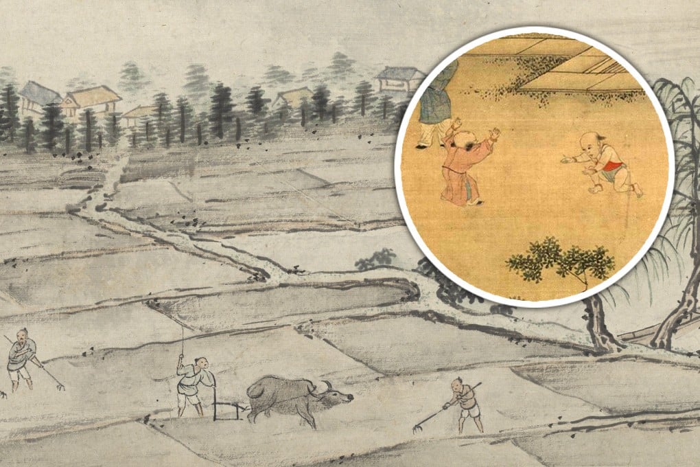 A recently released academic paper lays out how the system of farming used in Ming dynasty China led to large numbers of children being sold as slaves to Portuguese merchants. Photo: SCMP composite/National Palace Museum in Taiwan