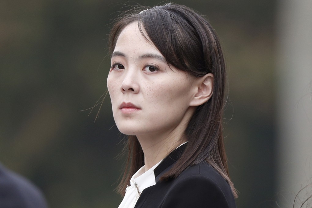 Kim Yo-jong, sister of North Korea’s leader Kim Jong-un, attends a wreath-laying ceremony at Ho Chi Minh’s Mausoleum in Hanoi, Vietnam, on March 2, 2019. Kim Yo-jong has issued a statement on South Korea’s diplomatic and defence strategies. Photo: AP