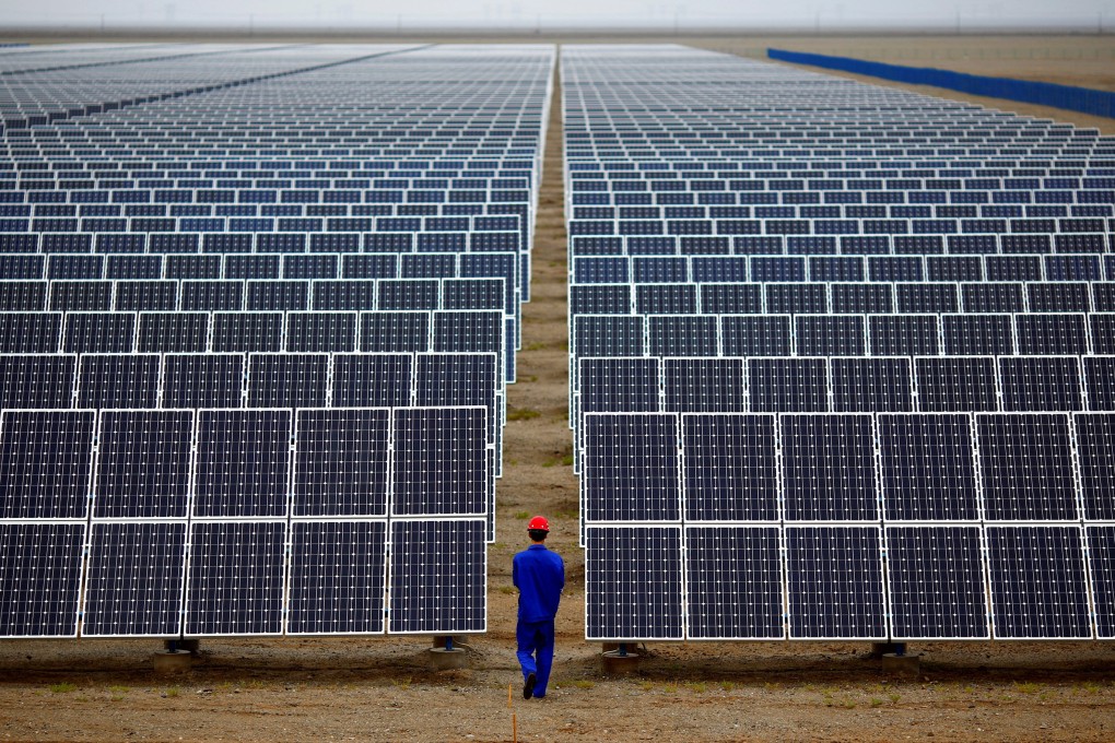 Global renewable energy generating capacity increased by 50 per cent last year. Photo: Reuters