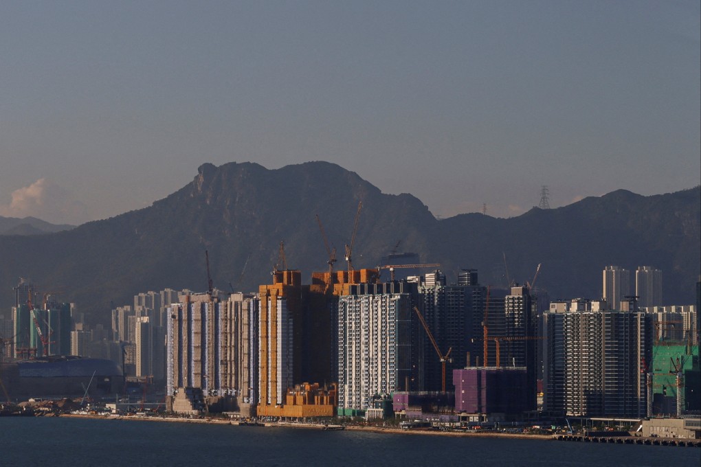A general view of construction sites in Hong Kong. The fragility of Hong Kong’s land-centric revenue model has been laid bare by a spate of failed land tenders. Photo: Reuters