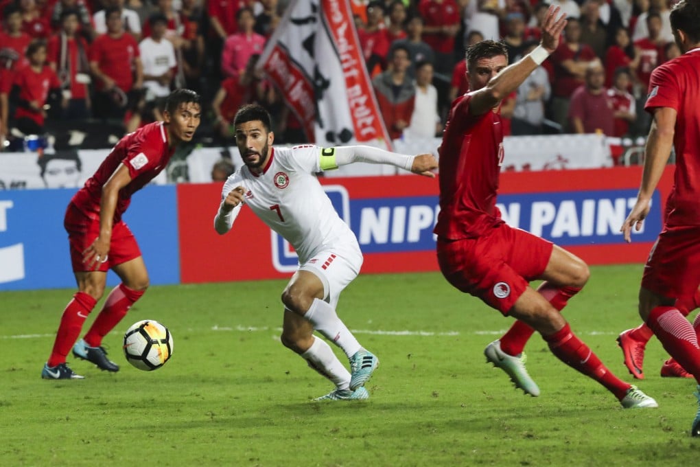 Hassan Maatouk is promising an enormous effort from Lebanon against Asian Cup hosts Qatar. Photo: K. Y. Cheng
