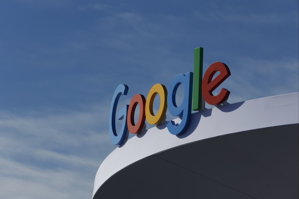 A Google logo seen during the Consumer Electronics Show in Las Vegas. Photo: EPA-EFE