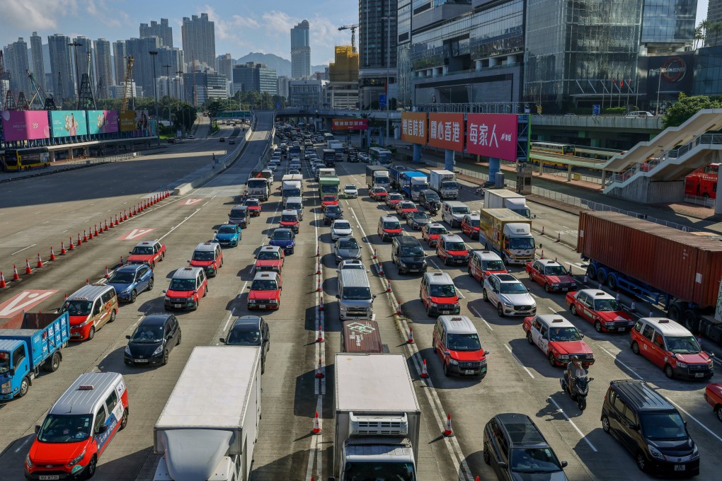 Vehicles ply Hong Kong’s Western Harbour Crossing. Photo: May Tse