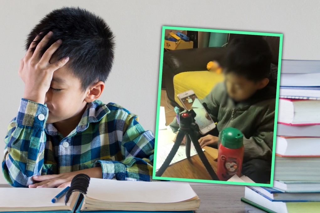 A mother in China has begun live-streaming her son online as he does his homework so strangers can watch, and has been pleasantly surprised by the uptick in his performance as a result. Photo: SCMP composite/Shutterstock/Douyin