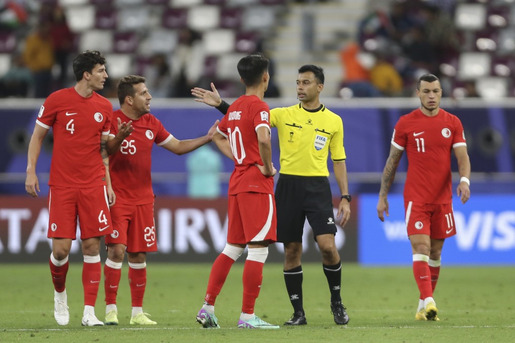 Hong Kong suffered rough justice from the match officials in their opening AFC Asian Cup finals match against UAE. Photo: AP