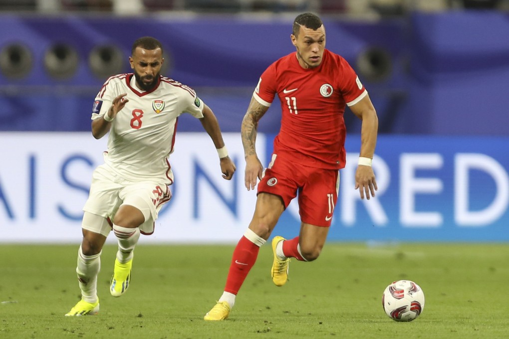 Everton Camargo (right) has been described as Hong Kong’s best player by coach Jorn Andersen. Photo: AP
