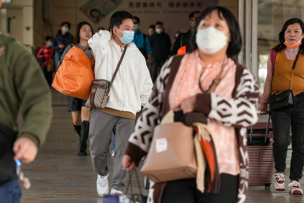 Travellers arrive in Hong Kong from Shenzhen Bay. The city welcomed 34 million visitors last year, with mainland China accounting for the largest portion. Photo: Elson Li