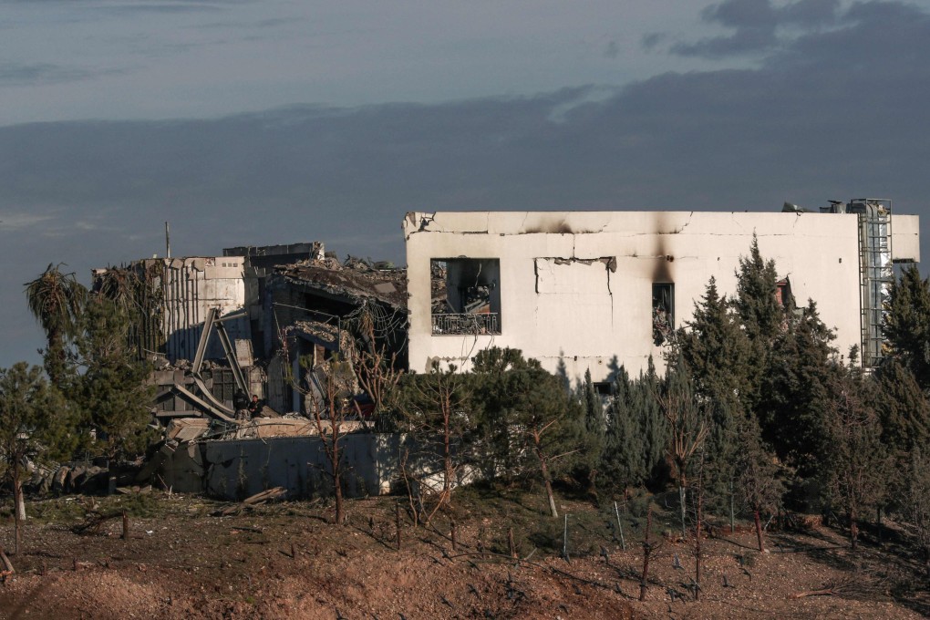 A damaged building following a missile strike in Arbil, Iraq’s semi-autonomous Kurdistan region. Photo: AFP