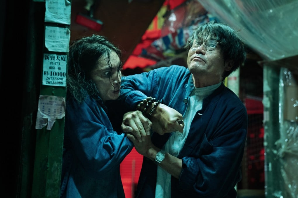 Lokman Yeung (left) and Lam Ka-tung in a still from “Mad Fate”. The crime thriller, directed by Soi Cheang, has been voted the best Hong Kong film of 2023 in the latest edition of the Hong Kong Film Critics Society Awards.