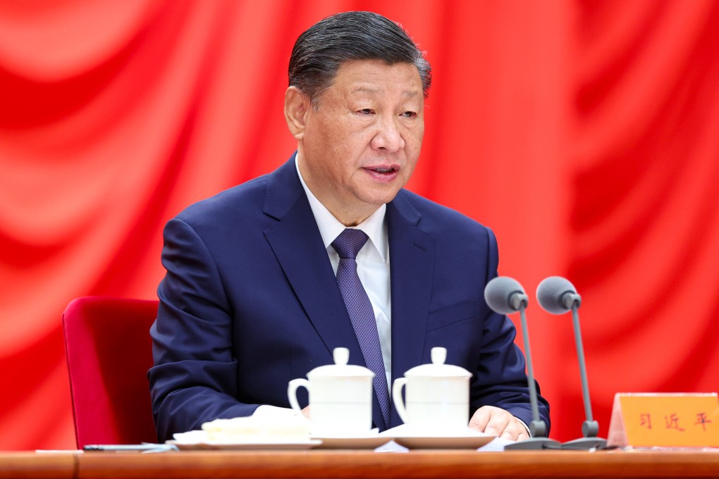 At a high-level conference, President Xi Jinping has laid out the path for China to become a “financial superpower”. Photo: Xinhua