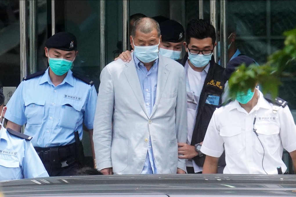 People’s Daily has accused some Western politicians and media outlets of playing up Jimmy Lai as a “devout Christian” and a “fighter for freedom, democracy and human rights”. Photo: Winson Wong