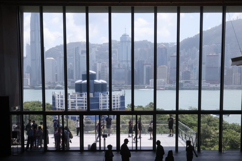 A view of the harbour from the Hong Kong Palace Museum in West Kowloon. Photo: Jonathan Wong