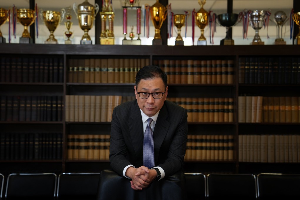 Senior Counsel Victor Dawes at the Hong Kong Bar Association’s office. Photo: Elson Li