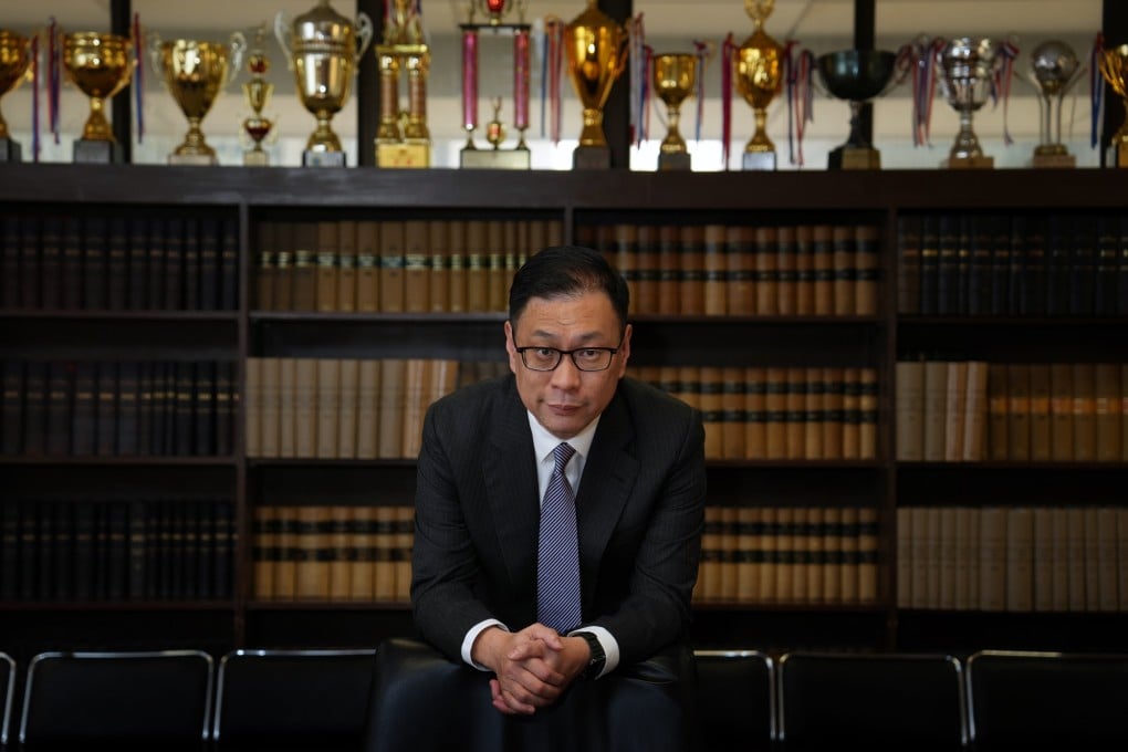 Senior Counsel Victor Dawes at the Hong Kong Bar Association’s office. Photo: Elson Li