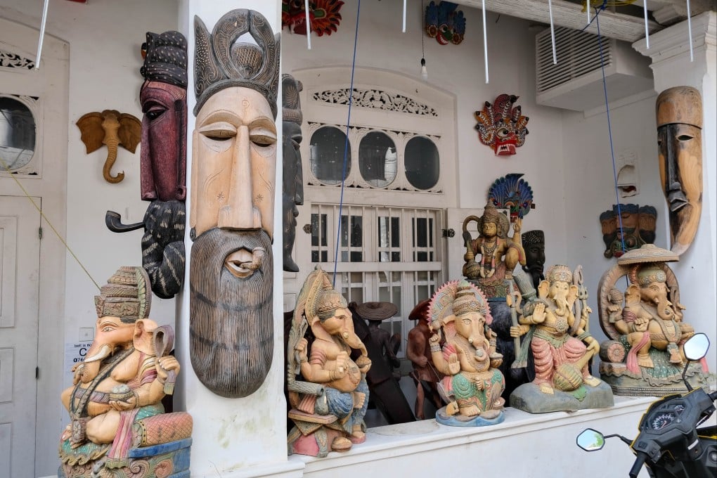 The Galle Literary Festival is promoting Sri Lanka’s varied arts scene. Its Art Trail includes exhibitions, artist walks and open houses and turns Galle Fort into a “living canvas”. Above: an antique shop inside the fort. Photo: Zinara Rathnayake