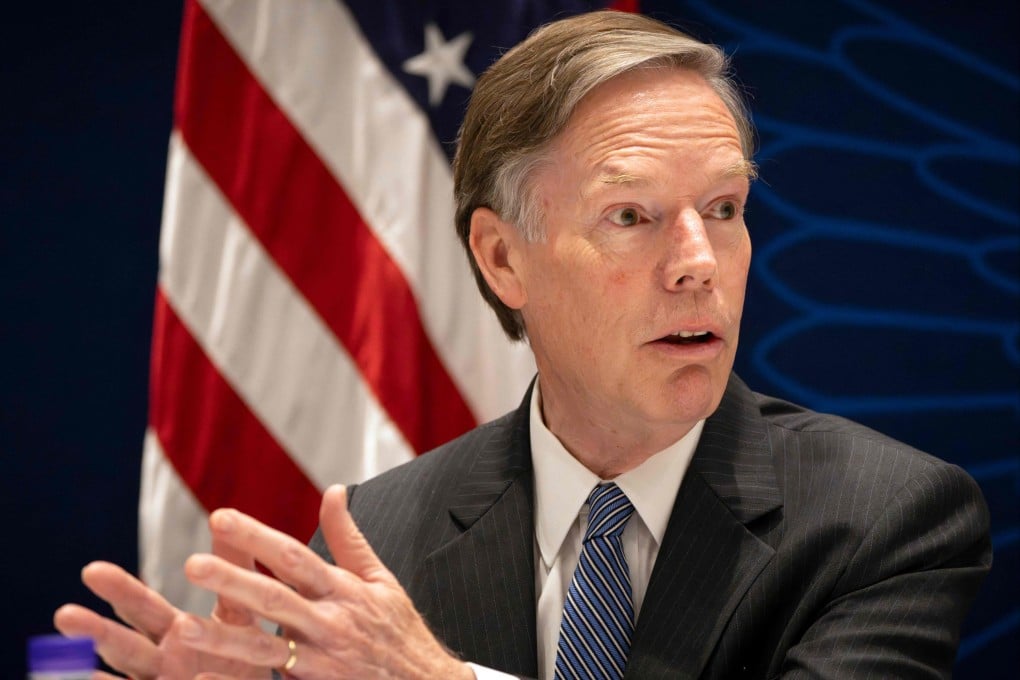 US Ambassador to China Nicholas Burns has told American and Chinese business communities that keeping “sensitive” technology out of China and re-routing the flow of critical minerals made “great sense” for the US. Photo: AFP