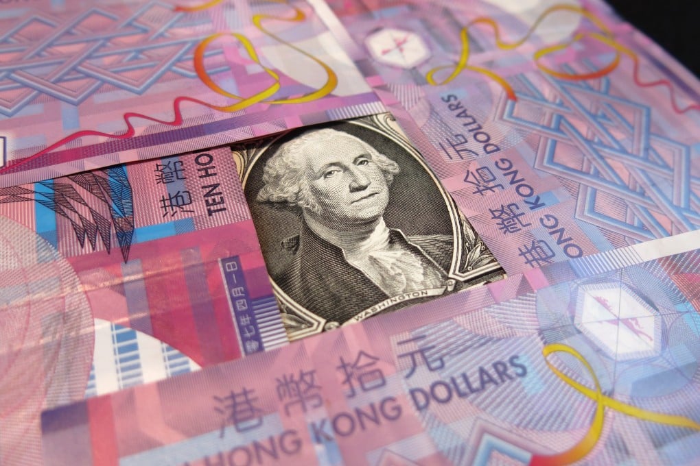 Hong Kong dollar’s peg to the US dollar. Photo: Shutterstock