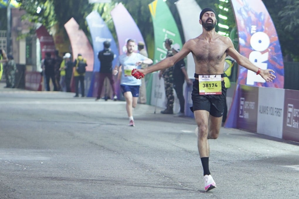 Distance running has become a life-changing passion for New Delhi resident Sundeep Singh (above). He is 22kg lighter, he ran 100 half-marathons in 100 days in 2019, and did an impromptu 100km overnight run to regain fitness after a Covid-19 lockdown in 2020. Photo: Sundeep Singh