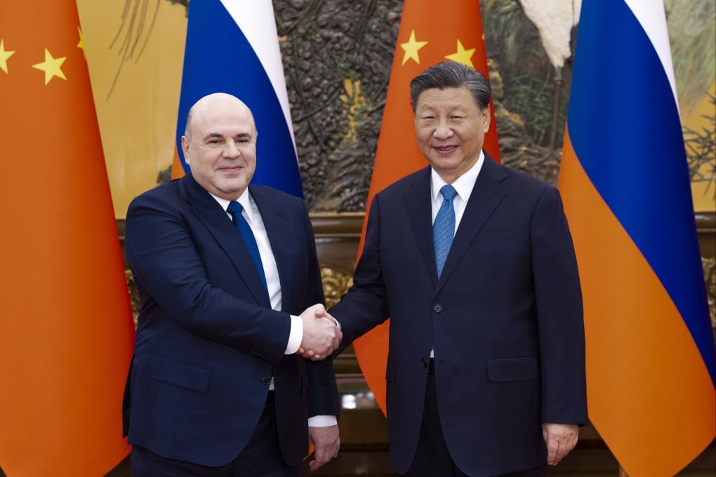 Russian Prime Minister Mikhail Mishustin visited Chinese leaders, including President Xi Jinping, in Beijing in late December. Photo: AP