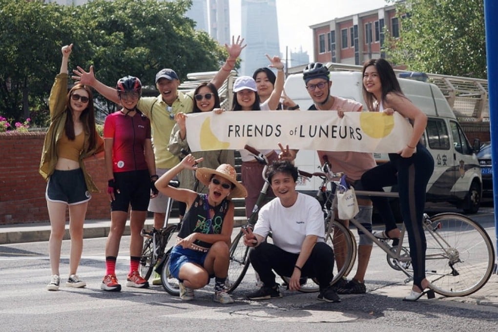 Fans of Luneur, one of six Shanghiai bakeries to sample on our easy bicycle ride through part of the city’’s former French Concession. Photo: Luneurs Tribe
