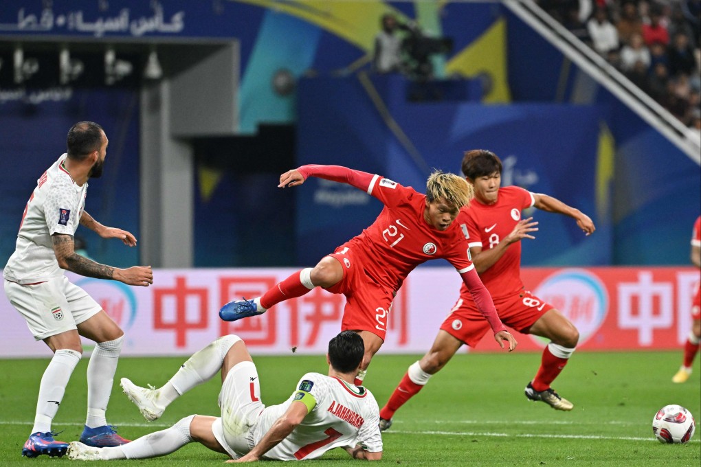 Hong Kong fought like Trojans in an absorbing Asian Cup finals clash with Iran in Qatar. Photo: AFP