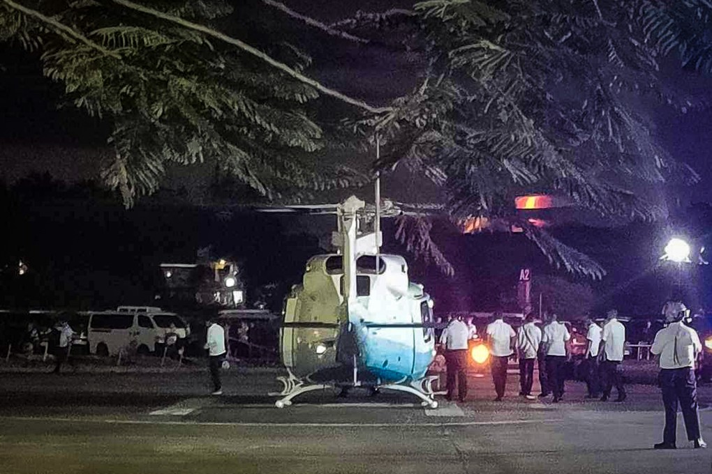 Social media users have criticised Philippines President Ferdinand Marcos Jnr for using a presidential helicopter to attend a concert on Friday by British rock band Coldplay at the Philippine Arena. Photo: X