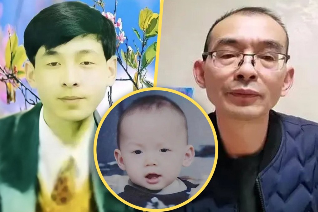 A wealthy businessman in China who has offered US$1.4 million for help in tracing his long-lost son says he is fed up with gold-digging imposters who are making his life hell. Photo: SCMP composite/Baidu