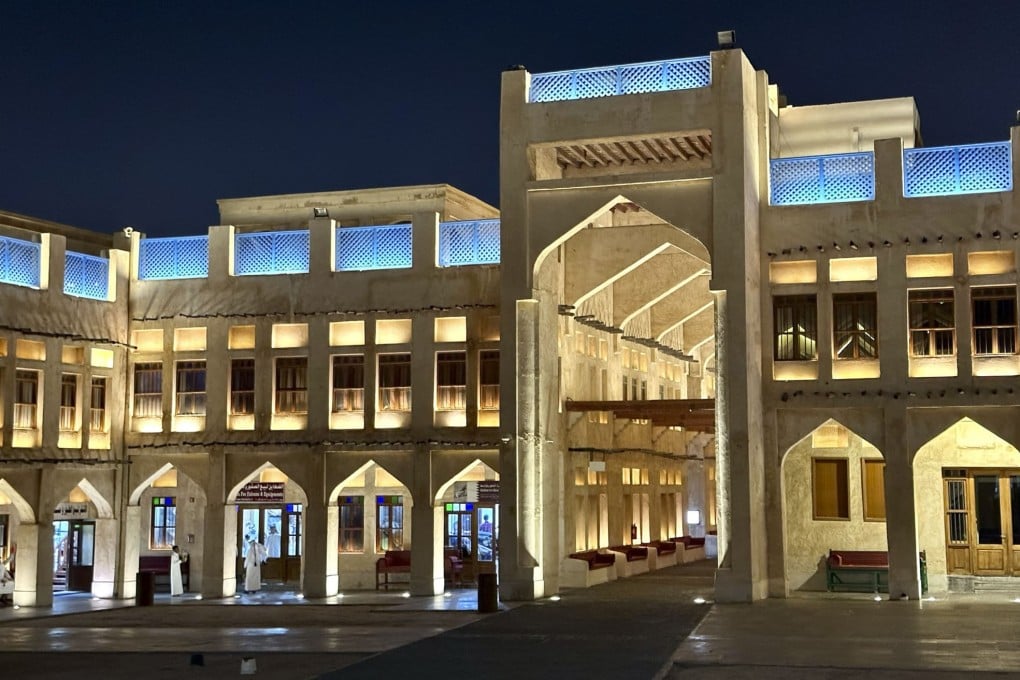 A bazaar dedicated to falconry (above) in the Qatari capital, Doha, a blend of ancient and modern, with a man-made residential island and a museum of Islamic art. Photo: Teresa Bergen